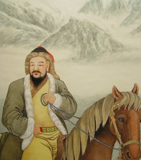 Vua Mông Cổ Thành Cát Tư Hãn (Ảnh: Vương Song Khoan/Epoch Times)