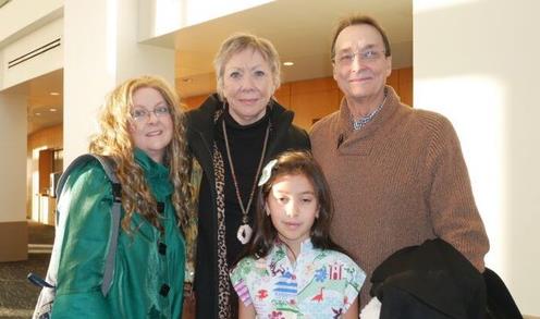 Gia đình Faust tại buổi biểu diễn Shen Yun ở Memphis, bang Tennessee.