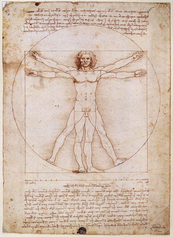 Bức vẽ “Người Vitruvian” của Leonardo da Vinci