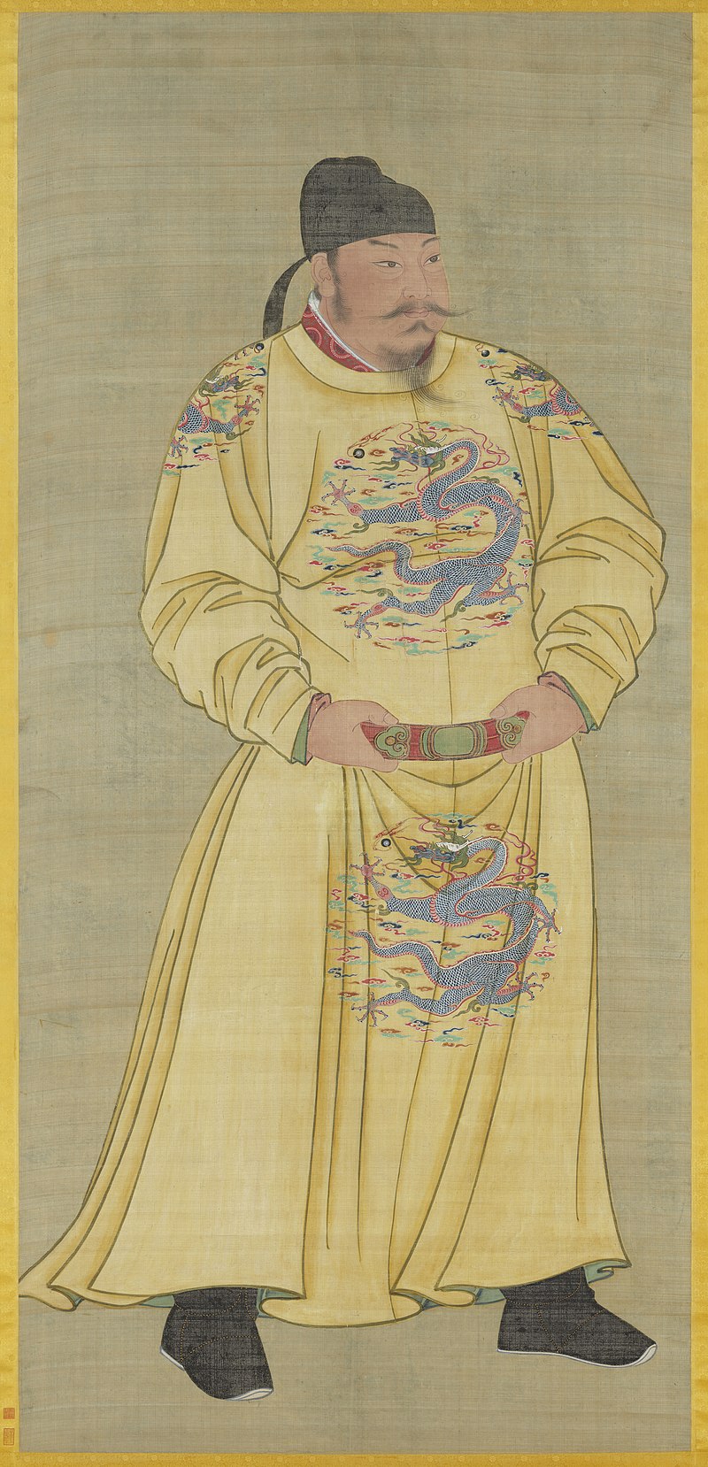 Chân dung Hoàng đế Đường Thái Tông. (Ảnh: Tài sản công)